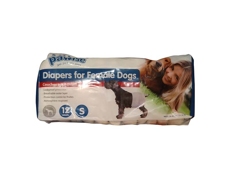 Pawise Disposable Diapers - 12 Pack